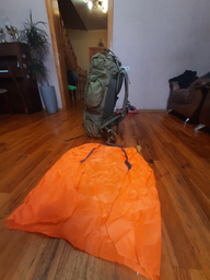 Тактический туристический каркасный походный рюкзак Over Earth на 80 литров coyote фото от покупателей 1