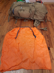 Тактичний туристичний каркасний похідний рюкзак Over Earth на 80 літрів coyote фото від покупців 1