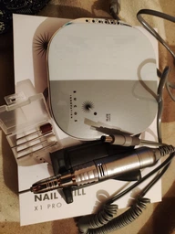 Фрезер для манікюру Bucos Nail Drill X1 PRO ICE BLUE 65 Ват, 40 000 об./мін. фото від покупців 17