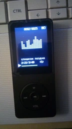 MP3 Плеер RuiZu X02 8Gb Original Черный фото от покупателей 3