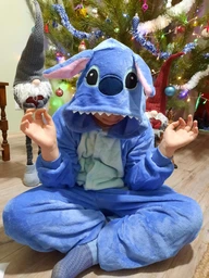 Мужские кигуруми взрослая и подростковая Kigurumi Стич Синий M 155-165 см. (1014/1)