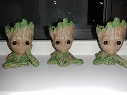 Комплект горшок для цветов и канцелярии Грут Groot G1 G2 G3 фото от покупателей 4