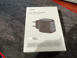 Мережевий зарядний пристрій UGREEN CD216 2xUSB-C 66W QC4.0 PD3.0 Black (70867) фото від покупців 9