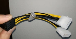 Кабель-перехідник 8 pin - 2*Molex 4 pin 15см ATCOM для живлення відеокарти (8604) фото від покупців 5