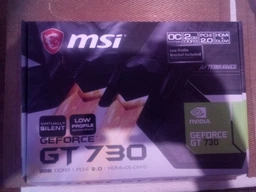 Видеокарта MSI PCI-Ex GeForce GT 730 LP 2GB DDR3 (64bit) (902/1600) (D-Sub, DVI-D Dual Link, HDMI) (V809-4030R)
