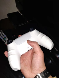 Силиконовый чехол Honson для джойстика PS5 Dualsense камуфляжный красный фото от покупателей 14