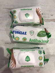 Упаковка вологих серветок Naturelle Antibacterial з екстрактом листя подорожника 3 пачки по 120 шт. (2000998938574) фото від покупців 3