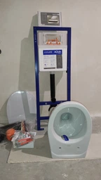 Инсталляция CERSANIT Aqua 02 Mech Set B206 + унитаз Delfi с сиденьем Soft Close полипропилен + панель смыва Presto хром фото от покупателей 3