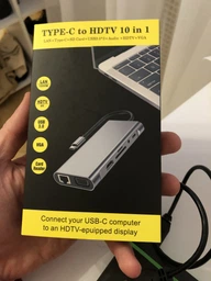USB - хаб Type C hub кардридер переходник для макбука адаптер 10 в 1 HDMI VGA AUX 3.5 mm SD/TF Card Reader USB Hub 3x3.0 Ethernet LAN RJ 45 USB C Charging PAVLYSH H-4 фото от покупателей 4