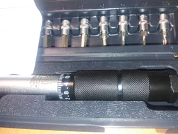 Ключ динамометрический S&R 1/4" 5-25 Нм 272 мм 7 бит (465014025)