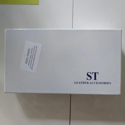 Вертикальний молодіжний гаманець із натуральної шкіри ST Leather Чорний для карт унісекс (bg193fash00) фото від покупців 8