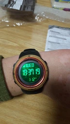 Спортивные часы Skmei Amigo 1251 Золотые с красным