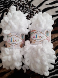 Пряжа для в'язання Alize Puffy 87 Темно-сірий фото від покупців 12