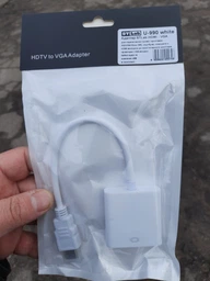 Адаптер STLab HDMI - VGA, 0.15 м с кабелями аудио и питания от USB (U-990 white) фото от покупателей 17
