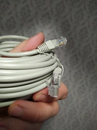 Патч-корд RZTK CAT5e RJ45 UTP 0.5 м Серый фото от покупателей 3