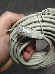 Патч-корд RZTK CAT5e RJ45 UTP 0.5 м Серый фото от покупателей 4