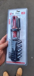 Викрутка магнітна 1/4" 100 мм з насадками 15 од INTERTOOL VT-3343 фото от покупателей 5