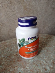 Микроэлемент Магний NOW Foods Magnesium Citrate 200 mg 250 Tabs фото от покупателей 1