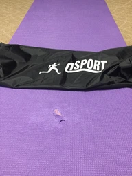 Коврик для йоги, фитнеса и спорта (каремат спортивный) OSPORT Спорт 8мм + чехол (n-0008) Черно-серый фото от покупателей 16