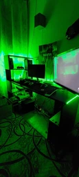 Светодиодная Led лента 5050 RGB на самоклеющейся основе комплект пультом блоком питания 10 метров лед диодная водостойкая гирлянда 12 вольт для подсветки фото от покупателей 8