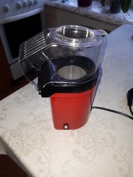 Домашняя попкорница электрическая Mini-Joy PopCorn Maker бытовая машина для попкорна Red 1200 Вт фото от покупателей 5