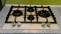 Варочная поверхность газовая Luxor RG 650 BGL SS Wok + круглая подставка WOK в подарок, черный фото от покупателей 2