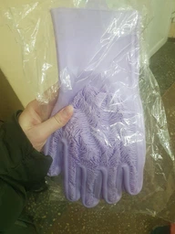 Многофункциональная силиконовая перчатка для мытья посуды Magic Silicone Gloves