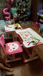 Комплект Evo-kids BD-08 Z стіл + стілець Білий/зелений