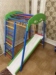 Дитячий спортивний куточок для дому SportBaby "SportWood" фото від покупців 8