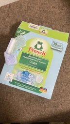 Таблетки для мытья посуды в посудомоечных машинах Frosch Сода 30 шт (4009175965059) фото от покупателей 17