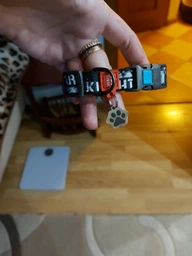 Адресник для Котов BronzeDog из Нержавеющей Стали Лапка Серебристый 20*20 мм (90371) фото от покупателей 7