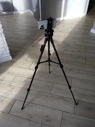Професійний штатив тренога Yunteng LVD 5ZО8 телескопічний для телефону камери фотоапарата трипод для зйомки з Bluetooth блютуз пультом чохлом 41-125 см