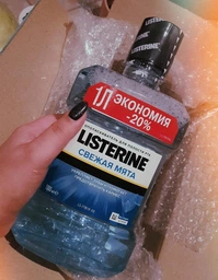 Ополаскиватель для ротовой полости Listerine Cool Mint Свежая мята 600 мл (3574661287539/3574661566597) фото от покупателей 11