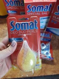 Ароматизатор для посудомийної машини Somat Deo Duo-Pearls Lemon & Orange (9000101000436) фото від покупців 4