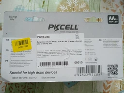 Батарейка солевая PkCell 1.5V AA/R6-24B 24 шт (PC/R6-24B) фото от покупателей 1