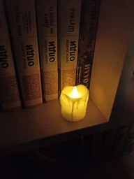 Набір 10 шт Свічка з LED Підсвічуванням, Нічник (5х3,5х3,5см) Батарейки