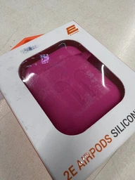 Чехол 2Е для Apple AirPods Pure Color Silicone Imprint 1.5 мм Fuchsia (2E-AIR-PODS-IBSI-1.5-FK)