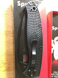 Нож Spyderco Resilience FRN Black Blade (C142PBBK) фото от покупателей 3