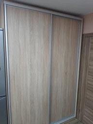 Шафа-купе дводверна Roko 179.2х242х60 см ДСП Білий (20200027374) фото від покупців 8
