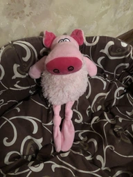 Іграшка для собак Pet Nova Велика свинка Pet Nova 35 см (PLU-PIG-LARGE) (5903031441369) фото від покупців 1