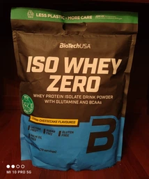 Протеїн BioTech USA ISO WHEY Zero Lactose Reduced 2.27кг Смак Лимонний чізкейк фото від покупців 1