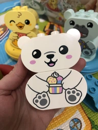 Конструктор LEGO DUPLO Веселе купання: Плаваючий потяг із тваринами 14 деталей (10965)