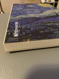 Скетчбук Manuscript V. Gogh 1889 S Plus A5 Чистые 160 страниц с открытым переплетом (M - VG1889S+)