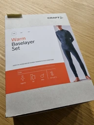 Мужской комплект термобелья CRAFT Core Warm Baselayer Set Black 1909709-999000 M фото от покупателей 7