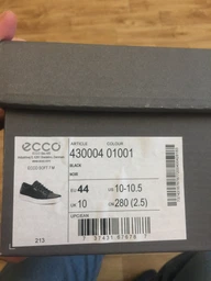 Мужские кеды кожаные низкие ECCO Soft 7 430004(01001) 40 25.7 см Черные (737431676749) фото от покупателей 2