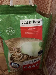 Наполнитель гигиенический древесный Rettenmaier Cats Best Original для котов 20 л / 8.6 кг фото от покупателей 1