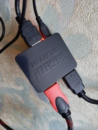 HDMI 1 на 2 порта сплиттер 2K 4K 1080P активный splitter 1x2 разветвитель HDMI Splitter USB фото от покупателей 1