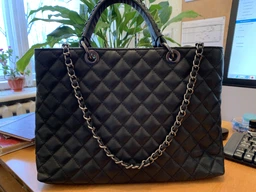 Сумка женская кожаная тоут большая Regina Notte Tote Nappa 3155 Черно-синий фото от покупателей 3