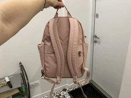 Рюкзак тканевый 15 л вмещает формат А4 PacSafe GO backpack 35110 Розовый (0688334005535) фото от покупателей 5
