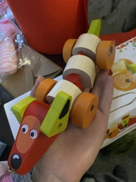 Деревянная игрушка каталка Cubika Такса (13623) фото от покупателей 3